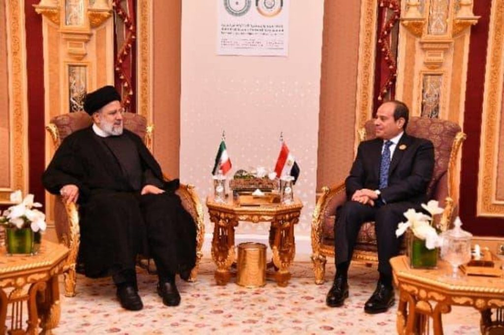 قمة مصرية ــ إيرانية عقدت في الرياض على هامش أعمال القمة العربية ــ الإسلامية