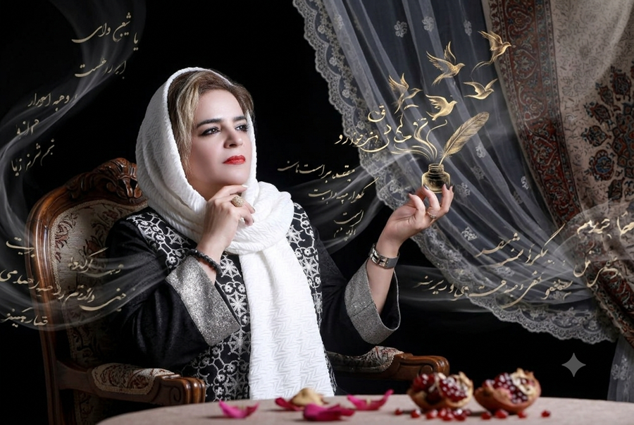 حياة الشاعرة الإيرانية شيرين صديقي ونماذج من أعمالها